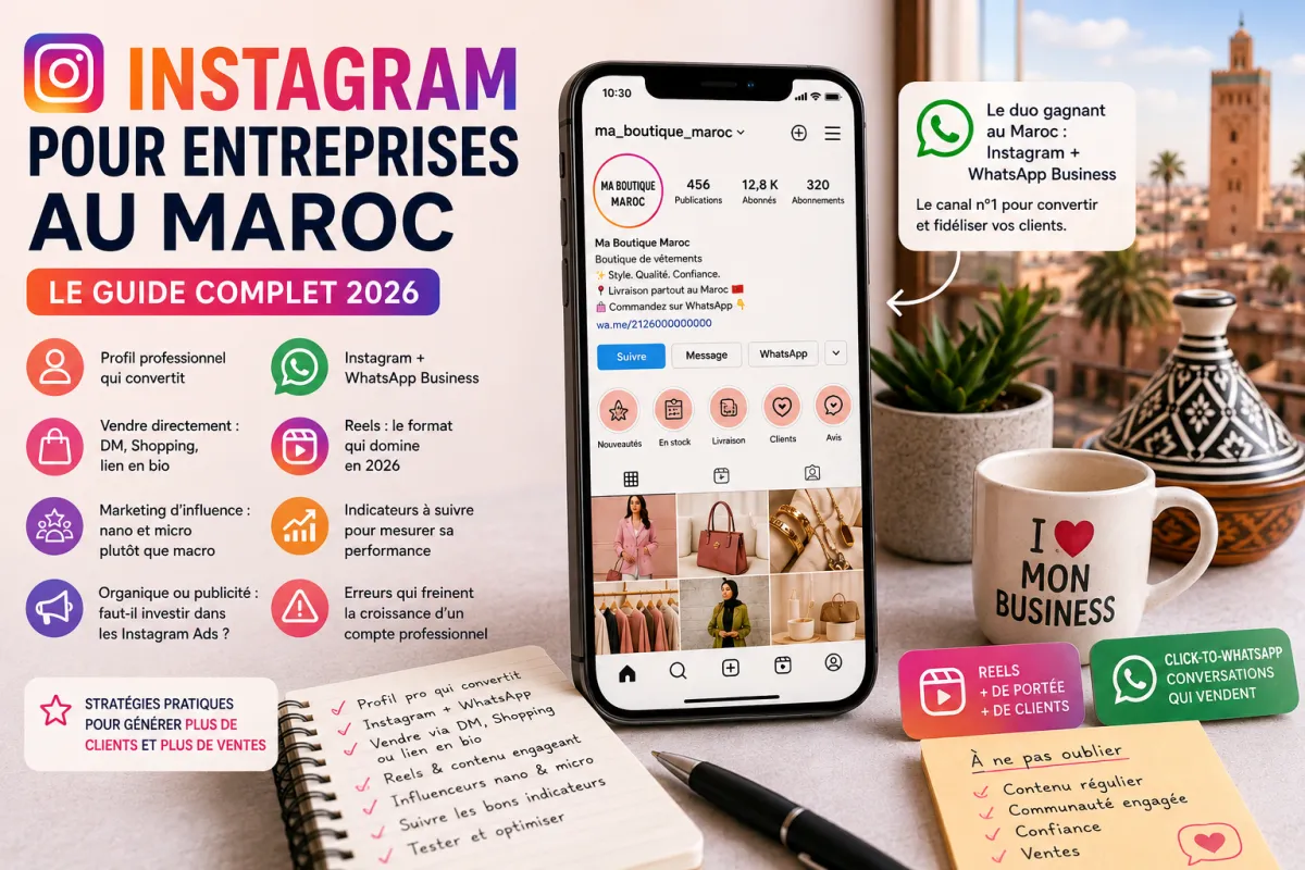 Instagram pour entreprises au Maroc