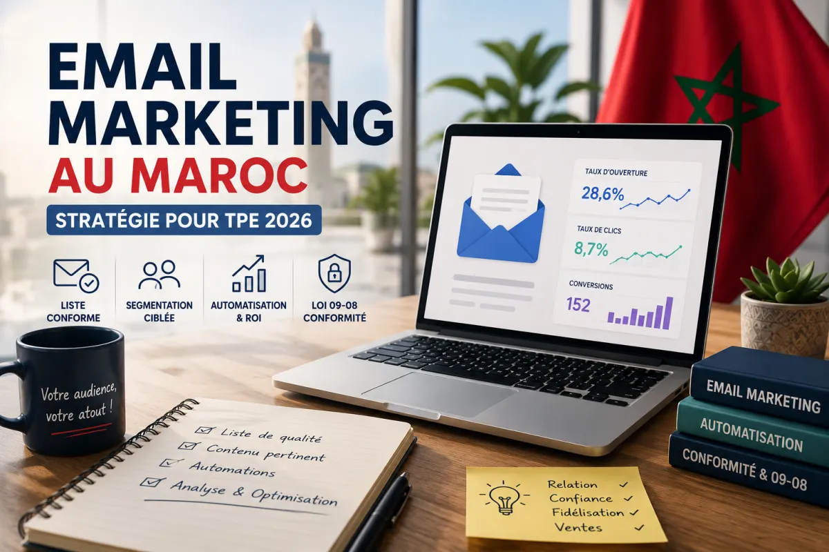Email marketing au Maroc : stratégie pour TPE 2026