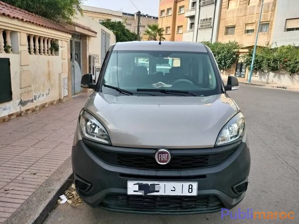 Fiat Doblo Diesel 2019 – Bon état – Casablanca photo 1