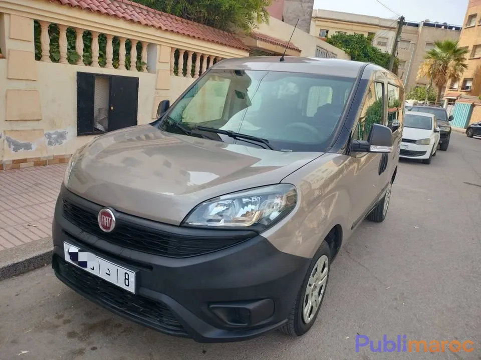 Fiat Doblo Diesel 2019 – Bon état – Casablanca photo 2