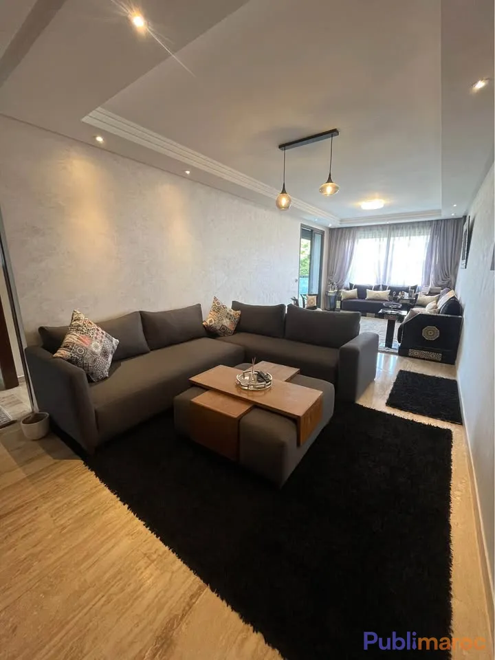 APPARTEMENT 3 CHAMBRES MEUBLÉ À LOUER – DAR BOUAZZA | SUNSQUARE