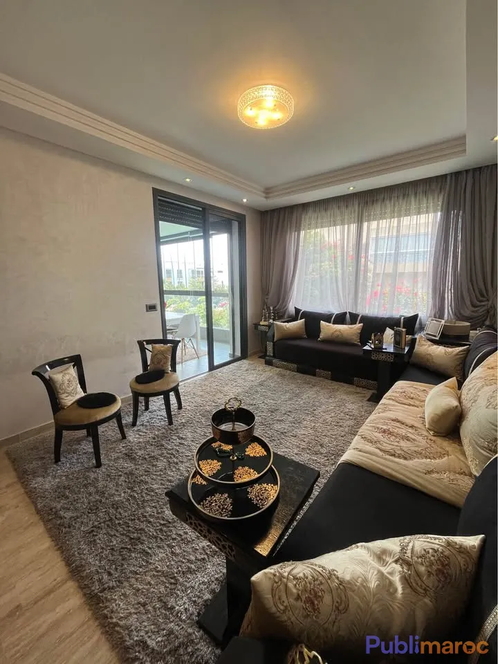 APPARTEMENT 3 CHAMBRES MEUBLÉ À LOUER – DAR BOUAZZA | SUNSQUARE photo 6