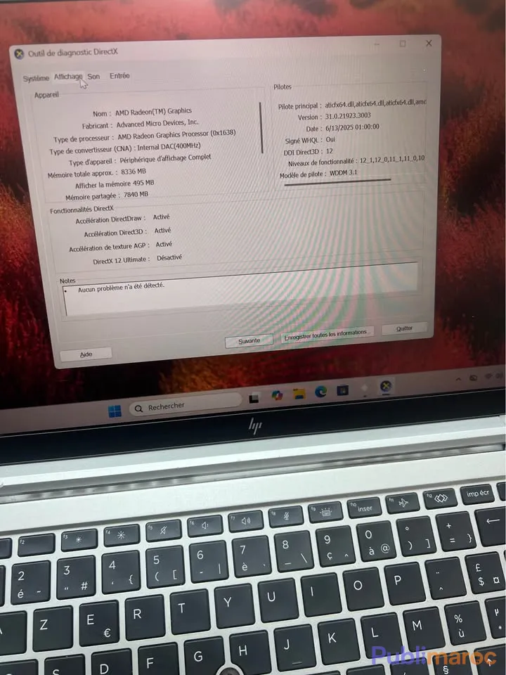 HP EliteBook 845 G8 – AMD Ryzen 7 PRO (État Comme Neuf) photo 2