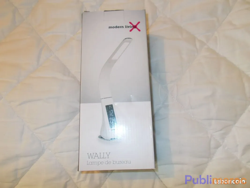 Lampe de bureau à cadran WALLY blanc photo 2
