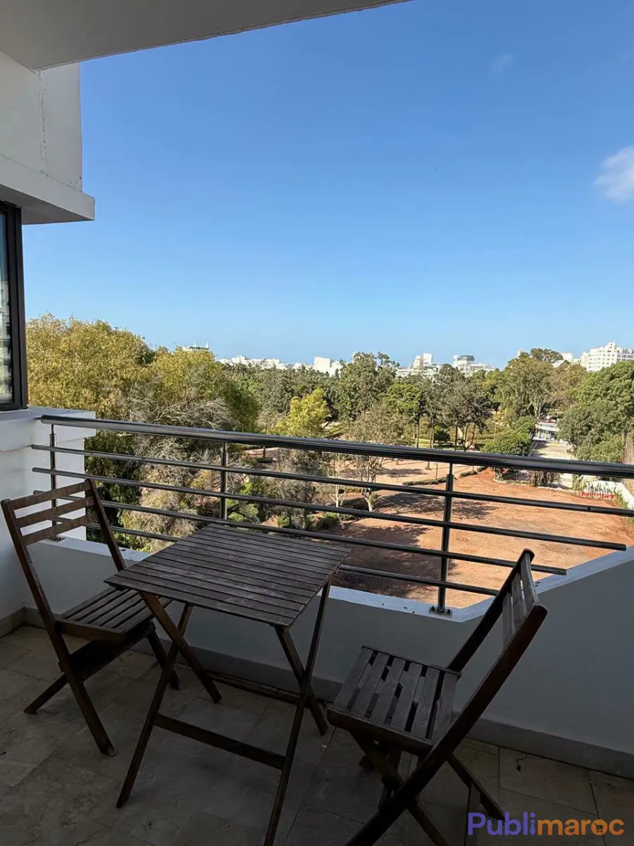 Appartement Meublé Haut Standing (86 m²) – Vue sur le Parc de la Ligue Arabe