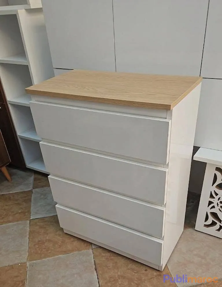 Commode Moderne 4 Tiroirs en MDF 18 mm (Haute Qualité) photo 2