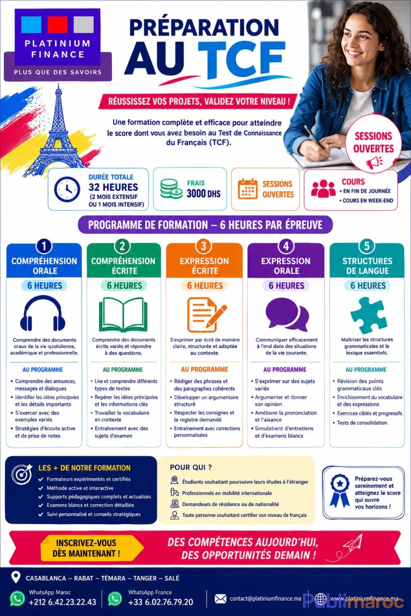 PREPARATION INDIVIDUELLE TEST - TCF FRANCE – tp/dap