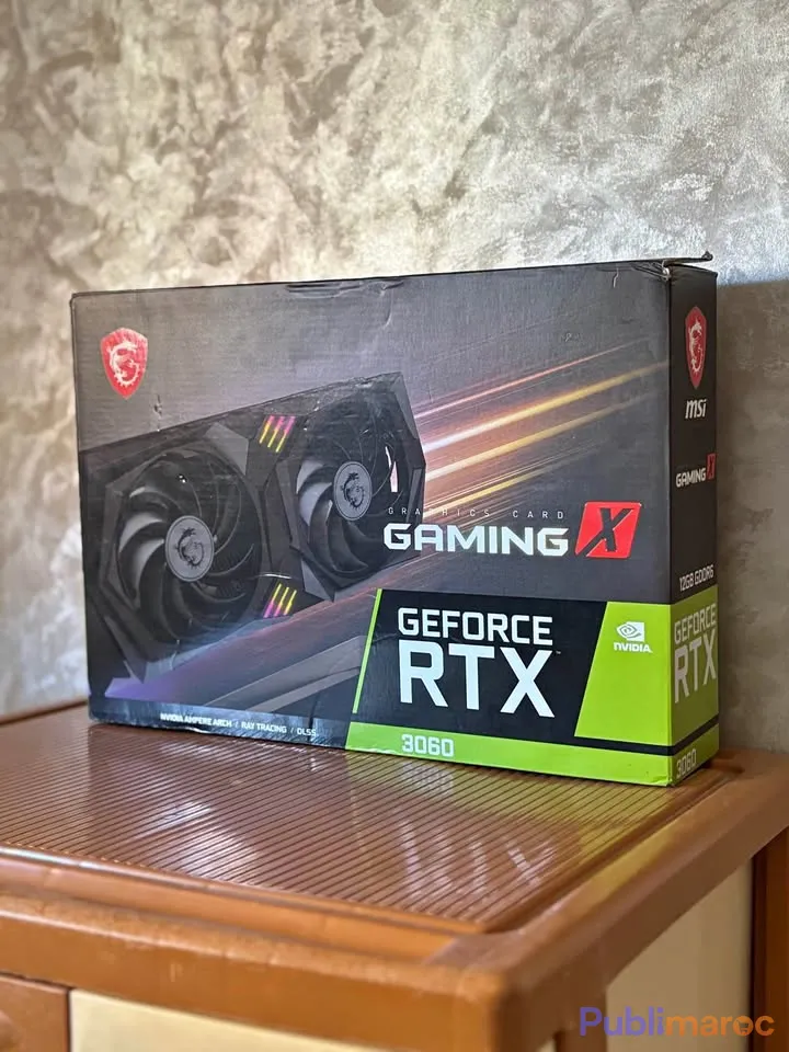 Carte graphique msi geforce rtx 3060 12gb gaming x à vendre
